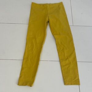 Tea Collection Mustard Yellow Leggings 6